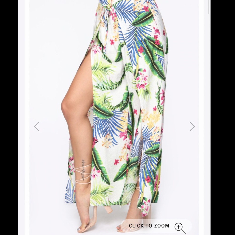 Tie Waist Flare Pants - Picture 5 of 7